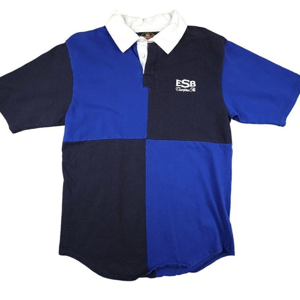 Vtg ESB Champion Ale Polo Rugby Shirt Mens Size Medium Fullers Brewery